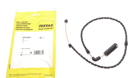 Фото 2 - Датчик зносу гальмівних колодок TEXTAR 98030600