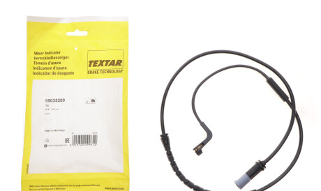 Фото 2 - Датчик зносу гальмівних колодок TEXTAR 98035200