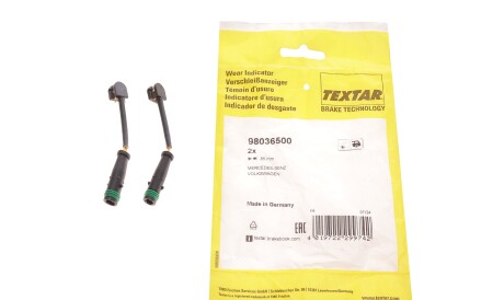 Фото 2 - Датчик износа тормозных колодок TEXTAR 98036500