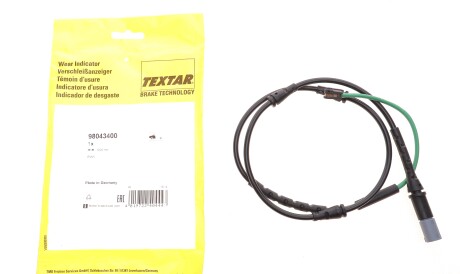 Фото 2 - Датчик зносу гальмівних колодок TEXTAR 98043400
