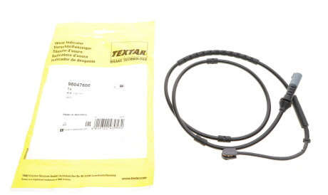 Фото 2 - Датчик зносу гальмівних колодок TEXTAR 98047600