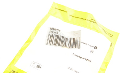 Фото 4 - Датчик зносу гальмівних колодок TEXTAR 98048700