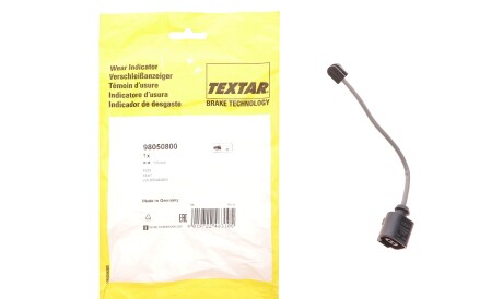 Фото 2 - Датчик зносу гальмівних колодок TEXTAR 98050800