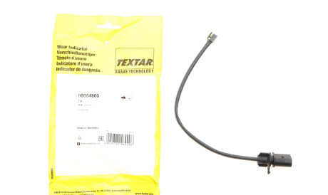Фото 2 - Датчик зносу гальмівних колодок TEXTAR 98054800