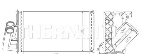 Фото 2 - Радіатор печі THERMOTEC D6R006TT