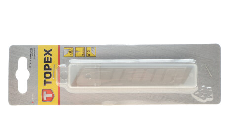 Лезо для ножа канцелярського (18mm) (к-кт 10шт) - Topex 17B348