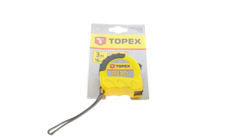Рулетка 3 м x 16 мм - Topex 27C303