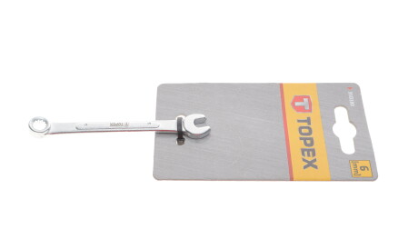 Ключ рожково-накидной 6 мм L-100 мм - Topex 35D380