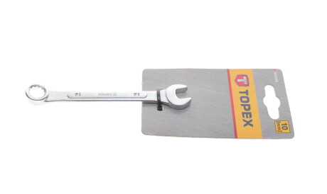 Ключ рожково-накидной 10 мм L-125 мм - Topex 35D383