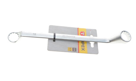Ключ колінчастий 18x19 мм 45° L-270 мм - Topex 35D815