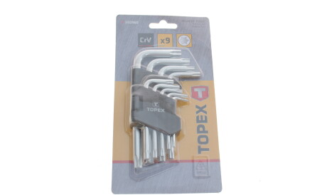 Набір ключів Г-под. Torx T10-T50 - Topex 35D960
