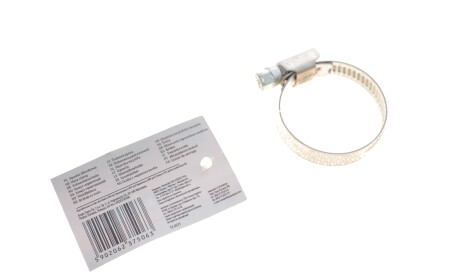 Хомут червячный Ø25-38x9 мм - Topex 37D506