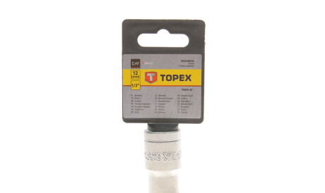 Головка торцева 1/2" 12 мм - Topex 38D712