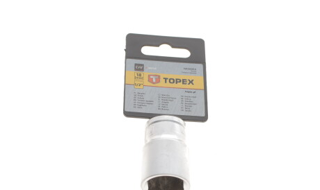 Головка торцева 1/2" 18 мм - Topex 38D718