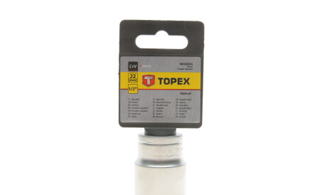 Головка торцевая 1/2" 22 мм - Topex 38D722