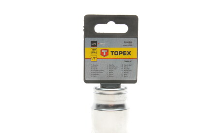 Головка торцевая 1/2" 27 мм - Topex 38D727