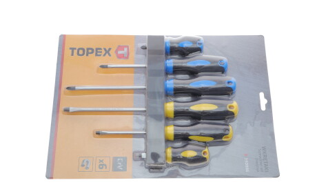 Набор отверток SL,"Набір викруток SL - Topex 39D886