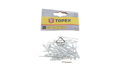 Заклепка Ø3,"Заклепка Ø3 - Topex 43E302