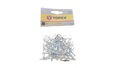 Заклепка Ø4,"Заклепка Ø4 - Topex 43E502