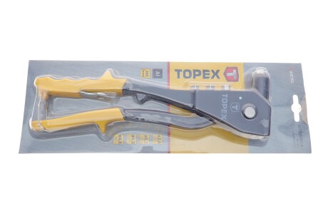 Заклепочник для заклепок алюминиевых (d=2.4/3.2/4.0/4.8mm) - Topex 43E701