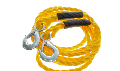 Трос буксирувальний (2.1T) (4м) (з метал.крючками) - Topex 97X269