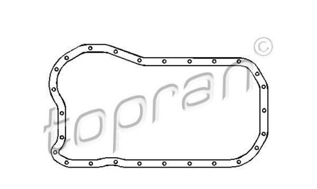 Прокладка, маслянный поддон - (021103609) TOPRAN / HANS PRIES 100 098