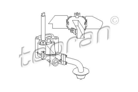 Масляный насос - TOPRAN / HANS PRIES 100257