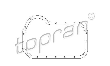 Прокладка, маслянный поддон - TOPRAN / HANS PRIES 100 816