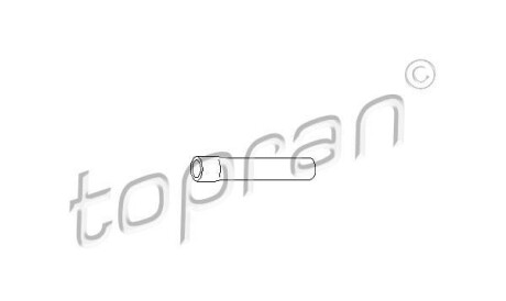 Шланг радиатора - TOPRAN / HANS PRIES 101 035