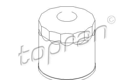 Масляный фильтр - TOPRAN / HANS PRIES 101 519