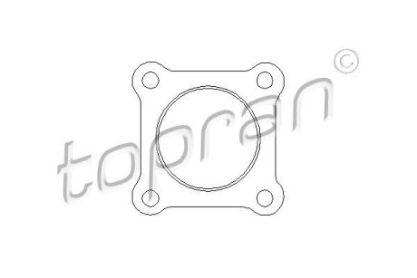 Прокладка (випускна труба) - (6Y0253115, 1J0253115L, 155253115) TOPRAN / HANS PRIES 102412