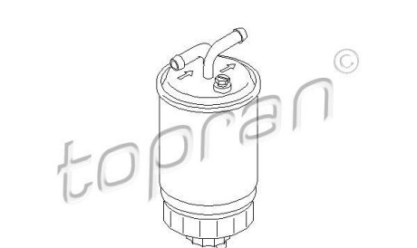 Топливный фильтр - TOPRAN / HANS PRIES 102 731