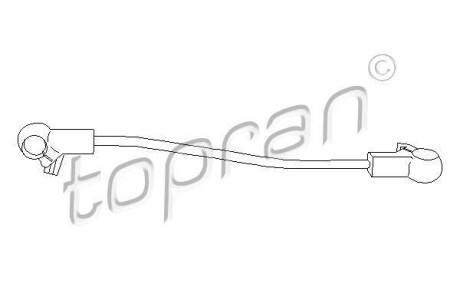 Шток вилки перемикання передач - (191711574, 191711574A) TOPRAN / HANS PRIES 102846