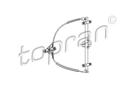 Склопідіймач - (191837402B) TOPRAN / HANS PRIES 102888