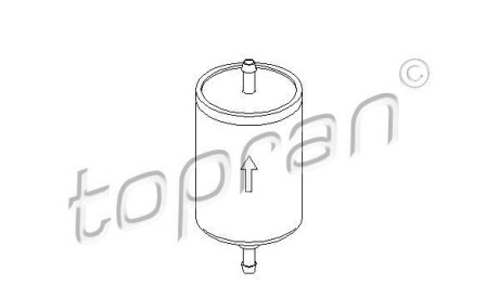 Топливный фильтр - TOPRAN / HANS PRIES 103 023