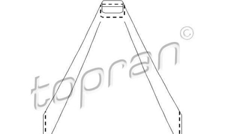 Чохол ручки переключення швидкості VW GOLF III, VENTO 1.4-2.8 10.91-04.99 - ((1H0711115A, 1H0711141A)) TOPRAN / HANS PRIES 103 076