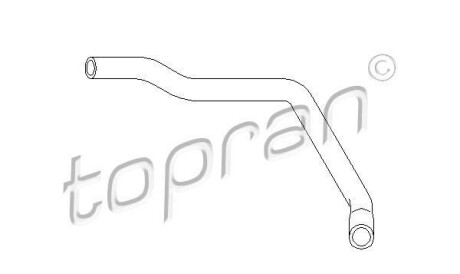 Шланг радиатора - TOPRAN / HANS PRIES 103 538