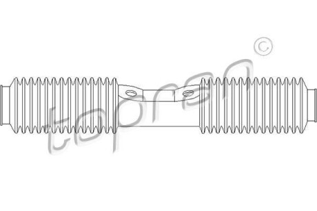 Пыльник рейки рулевой - TOPRAN / HANS PRIES 103620