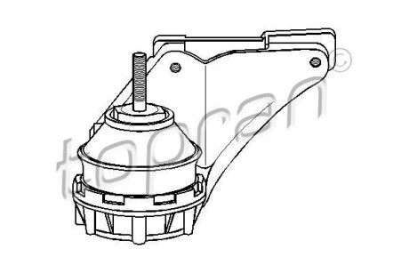 Подвеска, двигатель - TOPRAN / HANS PRIES 103 729