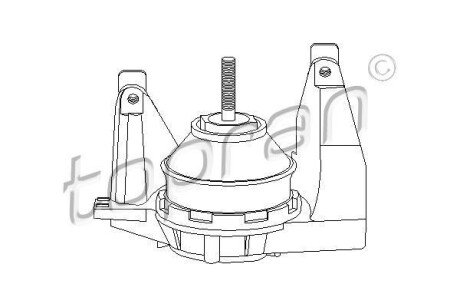 Опора двигуна - TOPRAN / HANS PRIES 103 730