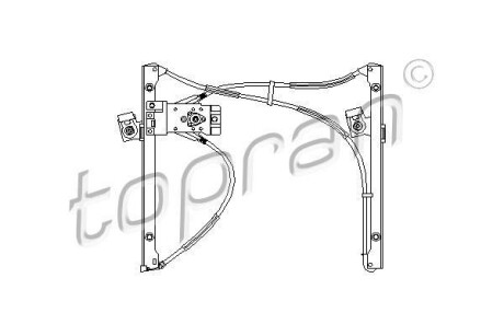 Склопідемник передніх дверей - TOPRAN / HANS PRIES 104044