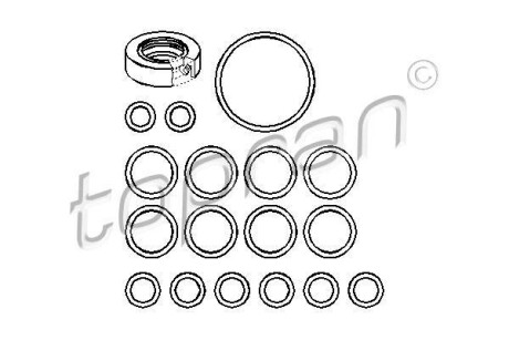 Комплект прокладок - TOPRAN / HANS PRIES 107356