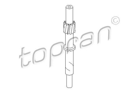 Тросик спидометра - TOPRAN / HANS PRIES 107401