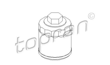 Масляный фильтр - TOPRAN / HANS PRIES 107 694