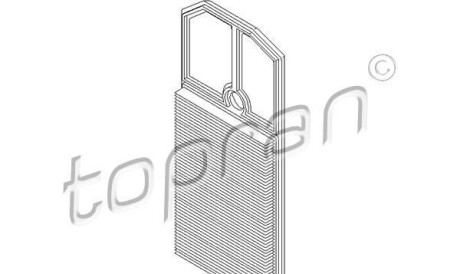 Воздушный фильтр - TOPRAN / HANS PRIES 107 695