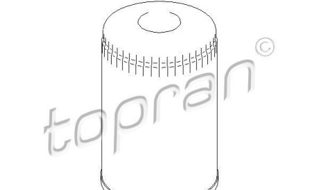 Масляный фильтр - TOPRAN / HANS PRIES 108 206