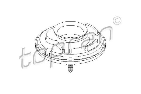 Тарелка пружины - TOPRAN / HANS PRIES 108299