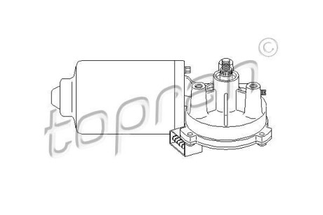 Двигатель стеклоочистителя - TOPRAN / HANS PRIES 108577