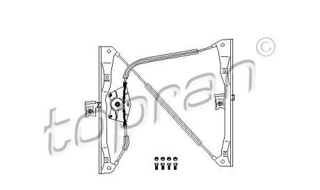 Подъемное устройство для окон - TOPRAN / HANS PRIES 108 669