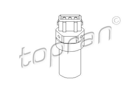 Датчик швидкості - (7203355, 357919149, 95VW9E731BA) TOPRAN / HANS PRIES 108729